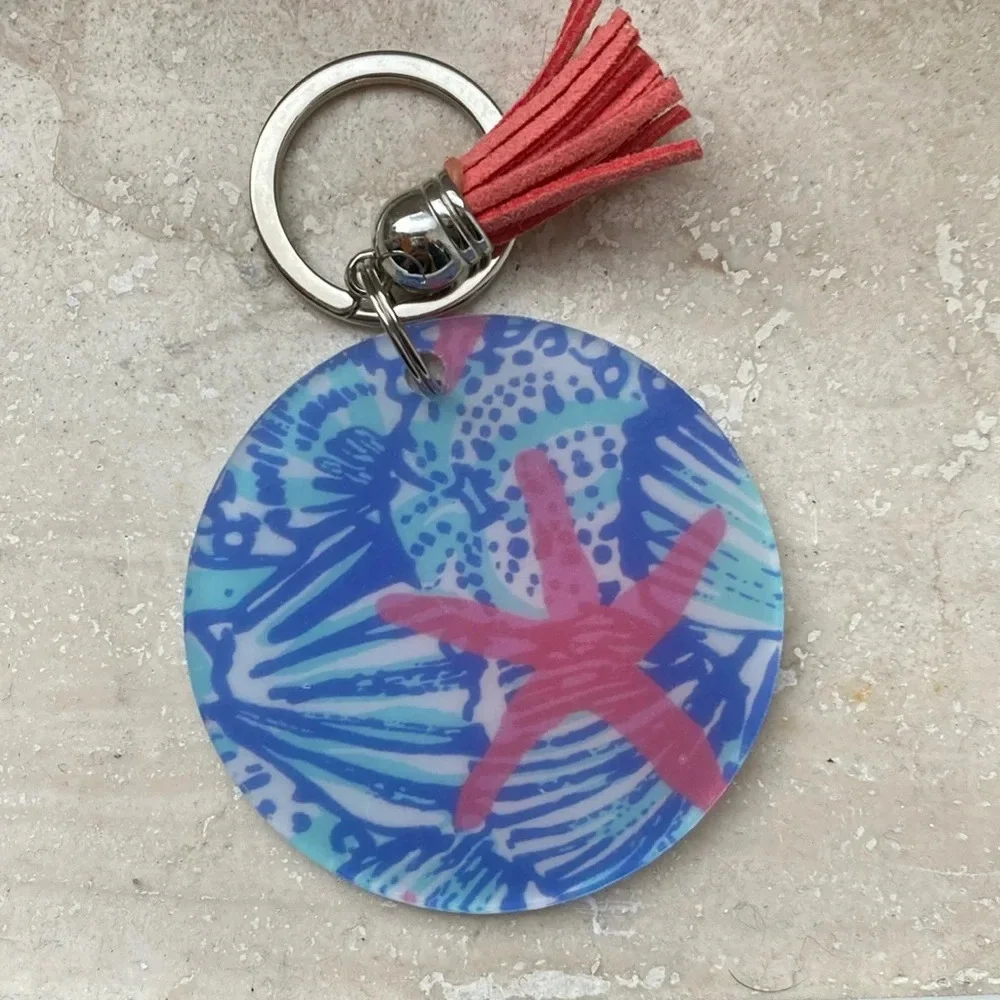 Starfish‎ keychain / bag charm